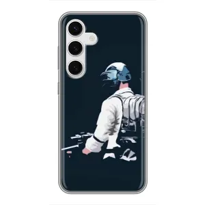 Чохол з картинкою "Герой Pubg" на Samsung Galaxy S24 (В екіперівці)