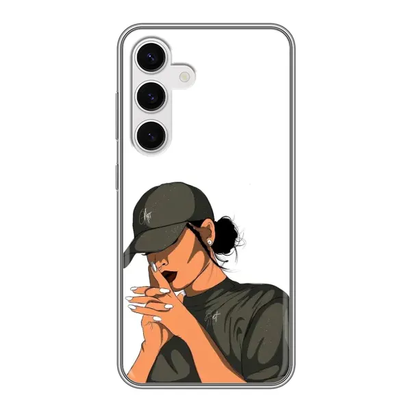 Чехол с рисунком «В зеленом» для Samsung Galaxy S24 Чехол с рисунком «В зеленом» для Samsung Galaxy S24