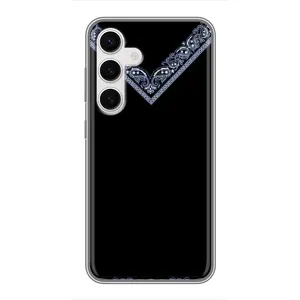 Силиконовый Чехол на Samsung Galaxy S24 (Воротник вышиванки)