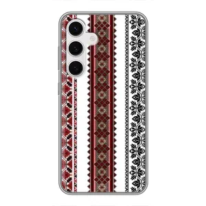Силиконовый Чехол на Samsung Galaxy S24 с картинкой Вышиванки (Вышиваночки)