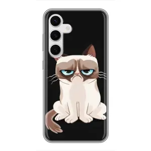 Чехол на тематику: Коты для Samsung Galaxy S24 (Взгляд кота)
