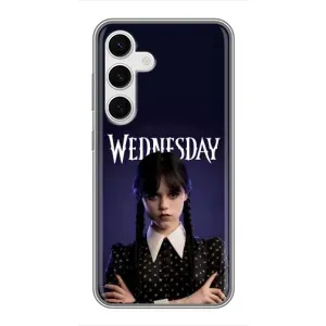 Чехлы с принтом Уэнсдей на Samsung Galaxy S24 (Wednesdey)