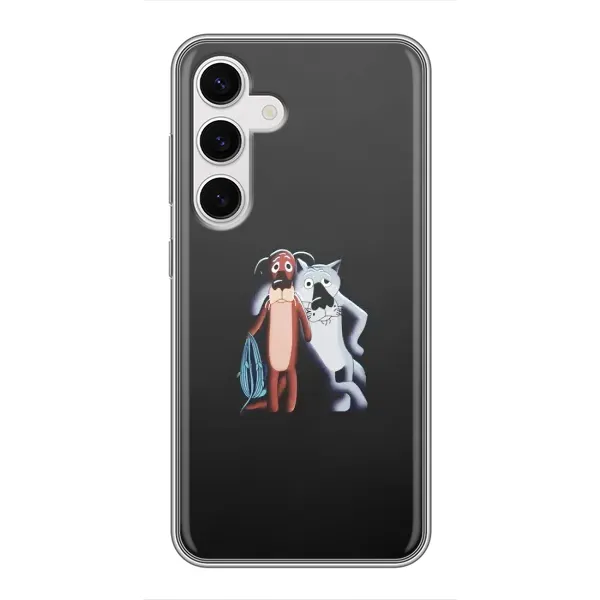 Чехол с рисунком «Шо, опять» для Samsung Galaxy S24 Чехол с рисунком «Шо, опять» для Samsung Galaxy S24