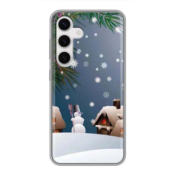 Чехол с рисунком «Зима» для Samsung Galaxy S24 Чехол с рисунком «Зима» для Samsung Galaxy S24