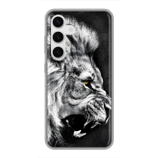 Чехол с рисунком «Злой ЛЕВ» для Samsung Galaxy S24 Чехол с рисунком «Злой ЛЕВ» для Samsung Galaxy S24