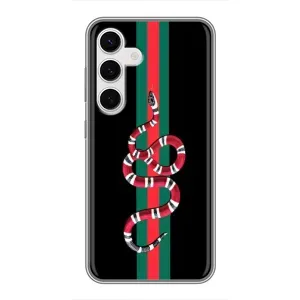 Чехлы Бренд GUCCI для Samsung Galaxy S24 (Змей Гуччи)