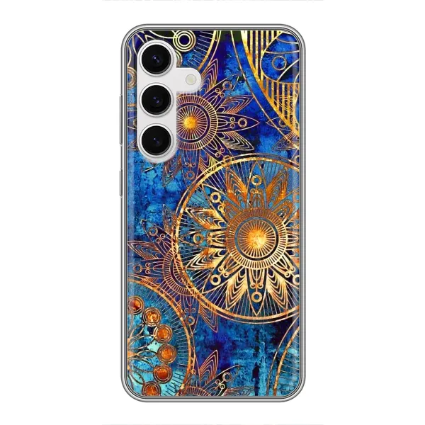 Чехол с рисунком «Золотые узоры» для Samsung Galaxy S24 Чехол с рисунком «Золотые узоры» для Samsung Galaxy S24