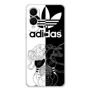 Чехол в стиле "Адидас" для Сamsung Гэлэкси С25 Эдж (Adidas шнурки)