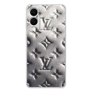 Текстурный Чехол Louis Vuitton для Сamsung Гэлэкси С25 Эдж (Бежевый ЛВ)