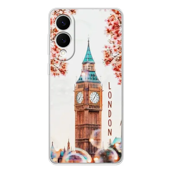 Чехол с рисунком «Часы Лондон» для Samsung Galaxy S25 Edge Чехол с рисунком «Часы Лондон» для Samsung Galaxy S25 Edge