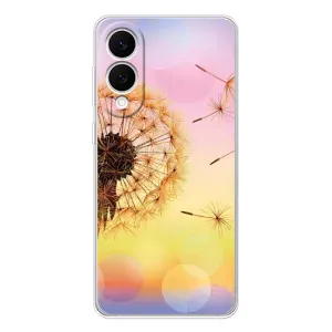 Силиконовый Чехол с одуванчиками на Samsung Galaxy S25 Edge (Цветок-одуванчик)