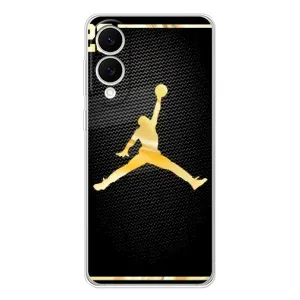 Силиконовый Чехол Nike Air Jordan на Сamsung Гэлэкси С25 Эдж (Джордан 23)