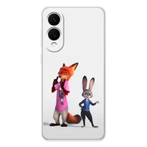 Силиконовый чехол с принтом Зоотрополіс для Samsung Galaxy S25 Edge (Джуди и Ник)