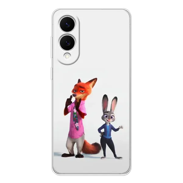 Чехол с рисунком «Джуди и Ник» для Samsung Galaxy S25 Edge Чехол с рисунком «Джуди и Ник» для Samsung Galaxy S25 Edge