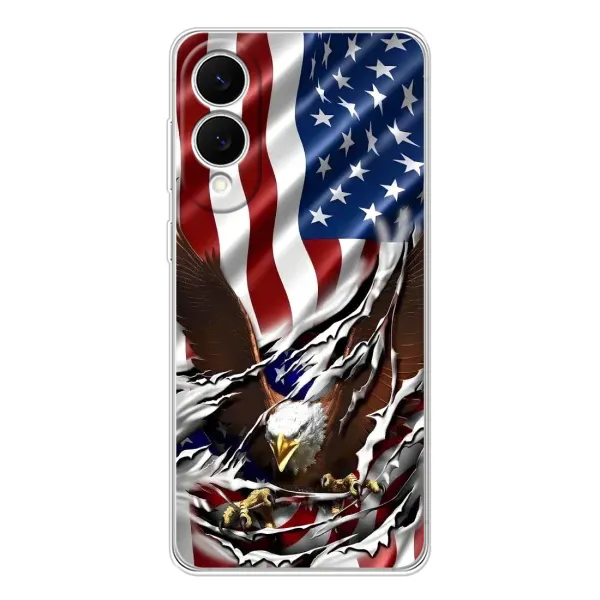 Чехол с рисунком «Флаг USA» для Samsung Galaxy S25 Edge Чехол с рисунком «Флаг USA» для Samsung Galaxy S25 Edge