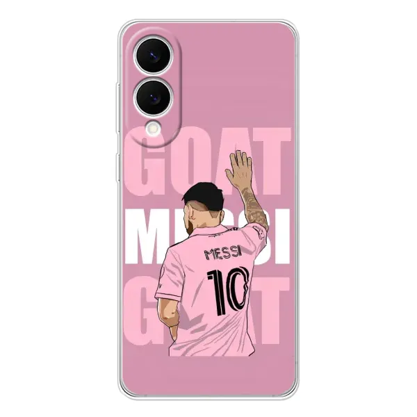 Чехол с рисунком «GOAT MESSI» для Samsung Galaxy S25 Edge Чехол с рисунком «GOAT MESSI» для Samsung Galaxy S25 Edge