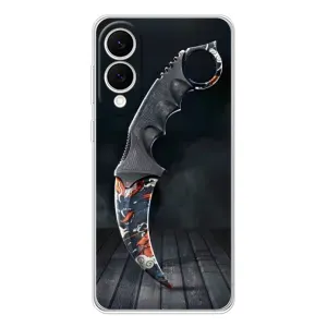 Чехол с рисунком «Кинжал КС ГО» для Samsung Galaxy S25 Edge
