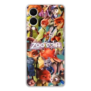 Силиконовый чехол с принтом Зоотрополіс для Samsung Galaxy S25 Edge (Коллаж героев)