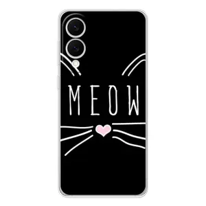 Бампер с изображением Котиков для Сamsung Гэлэкси С25 Эдж (КОТИК MEOW)