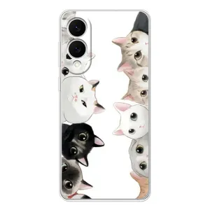 Силиконовый чехол с котиком для Samsung Galaxy S25 Edge (Коты)
