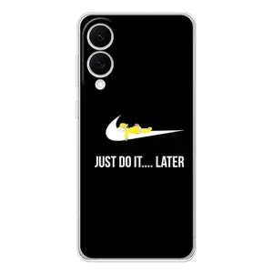 Силиконовый Чехол на Samsung Galaxy S25 Edge с картинкой Nike (Later)