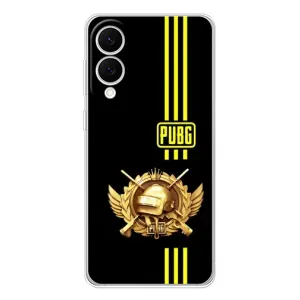 Чохол (TPU) з картинкою "Лого Пабг" на Саламсунг Галаксі S25 Едж (Логотип PUPG)