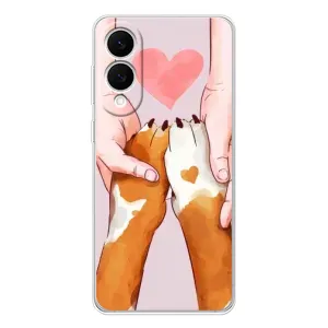 Чехол (ТПУ) Милые собачки для Samsung Galaxy S25 Edge (Любовь к собакам)