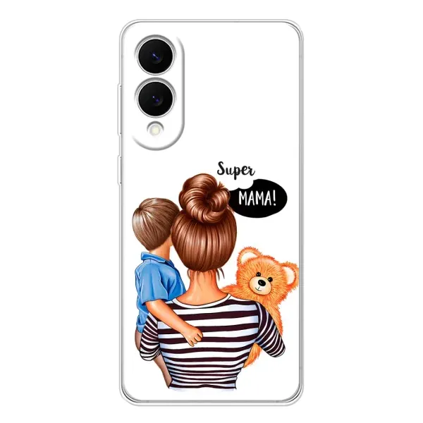 Чехол с рисунком «Мама и сын» для Samsung Galaxy S25 Edge Чехол с рисунком «Мама и сын» для Samsung Galaxy S25 Edge
