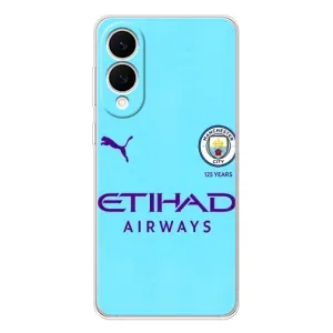 Силиконовые Чехлы принт Футбол на Samsung Galaxy S25 Edge (Man City)
