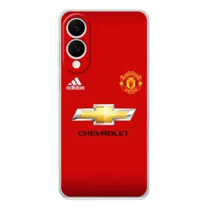 Силиконовые Чехлы принт Футбол на Samsung Galaxy S25 Edge (Man United)