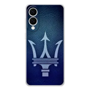 Чехлы с тематикой "Крутые машины" на Samsung Galaxy S25 Edge (Лого Maserati)