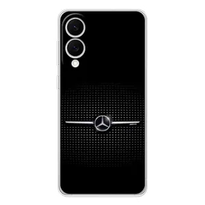 Силиконовый бампер с картинкой машины на Samsung Galaxy S25 Edge (Mercedes)