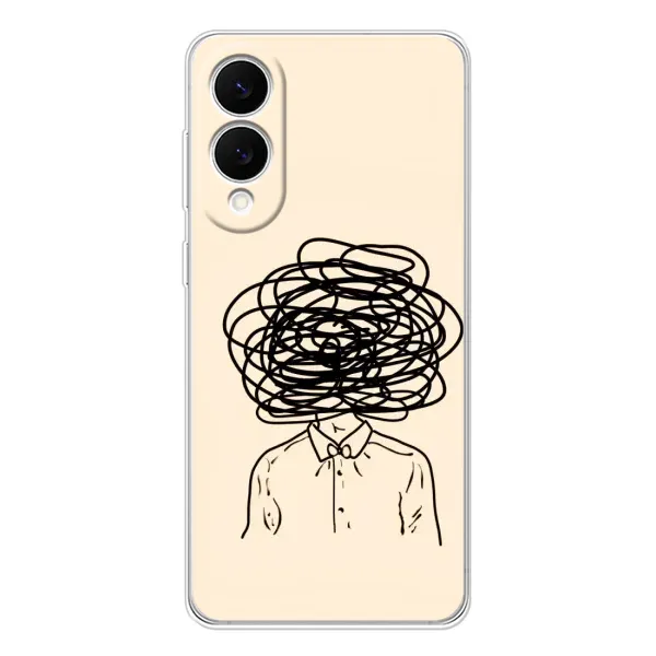 Чехол с рисунком «Мысли» для Samsung Galaxy S25 Edge Чехол с рисунком «Мысли» для Samsung Galaxy S25 Edge
