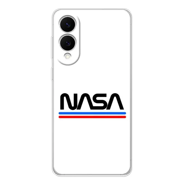 Чехол с рисунком «NASA на белом фоне» для Samsung Galaxy S25 Edge Чехол с рисунком «NASA на белом фоне» для Samsung Galaxy S25 Edge