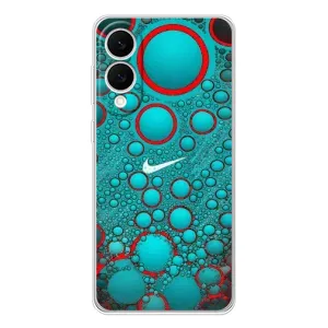 Силиконовый Чехол на Samsung Galaxy S25 Edge с картинкой Nike (Найк зеленый)