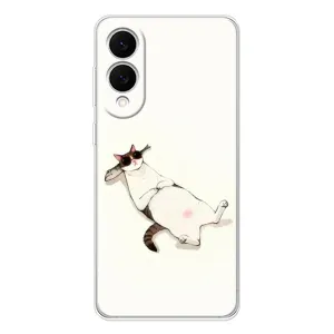 Чехол на тематику: Коты для Samsung Galaxy S25 Edge (Отдых)