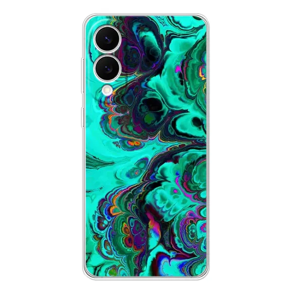 Чехол с рисунком «Салатный мрамор» для Samsung Galaxy S25 Edge Чехол с рисунком «Салатный мрамор» для Samsung Galaxy S25 Edge