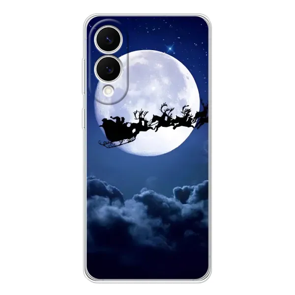Чехол с рисунком «Санта - луна» для Samsung Galaxy S25 Edge