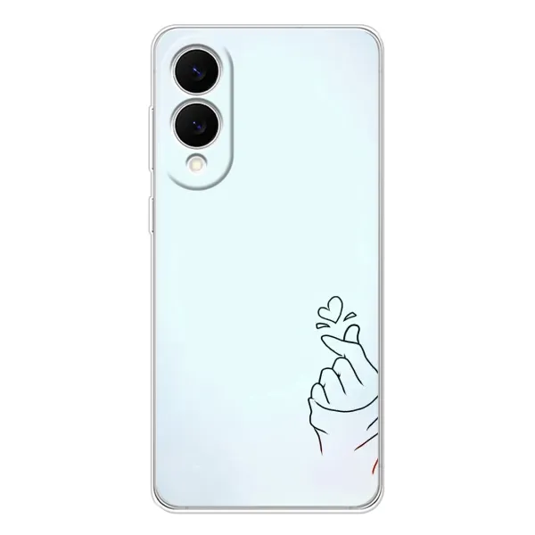 Чехол с рисунком «Сердце на голубом» для Samsung Galaxy S25 Edge Чехол с рисунком «Сердце на голубом» для Samsung Galaxy S25 Edge