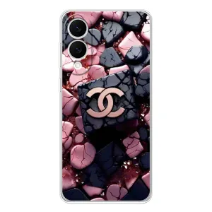 Чохол (Dior, Prada, YSL, Chanel) для Samsung Galaxy S25 Edge (Шанель)