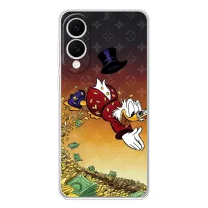 Силиконовый чехол для Samsung Galaxy S25 Edge (Скрудж Луи Виттон)