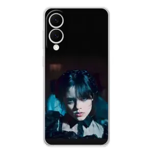 Чехлы с принтом Уэнсдей на Samsung Galaxy S25 Edge (Танец Уэнсдей)