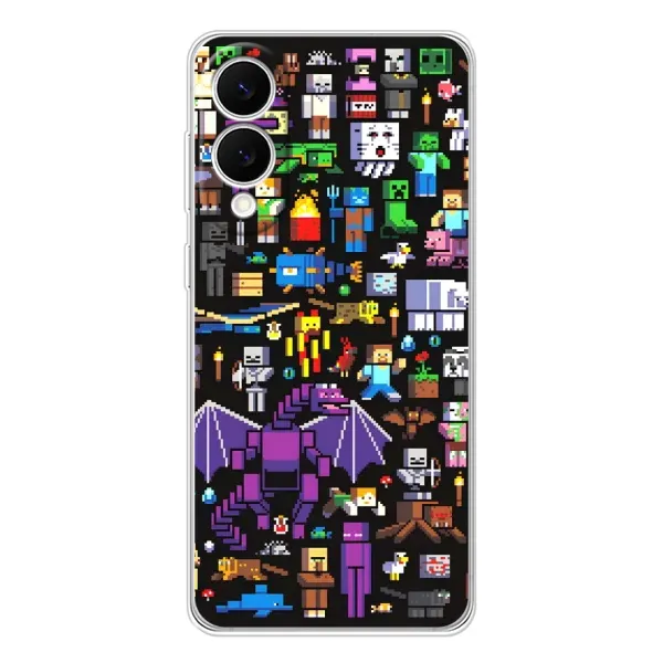 Чехол с рисунком «Все персонажи» для Samsung Galaxy S25 Edge