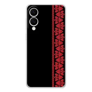 Силиконовый Чехол на Samsung Galaxy S25 Edge с картинкой Вышиванки