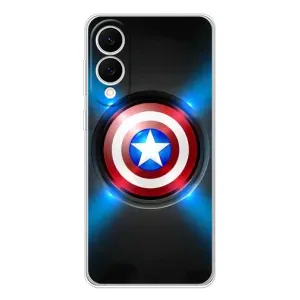 Чохол с Щітом Капітана Америки на Samsung Galaxy S25 Edge (Яскраий Щит Капітана)