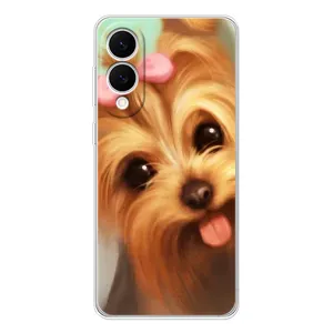 Чехол (ТПУ) Милые собачки для Samsung Galaxy S25 Edge (Йоршенский терьер)
