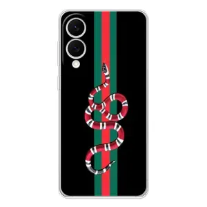 Чехлы Бренд GUCCI для Samsung Galaxy S25 Edge (Змей Гуччи)