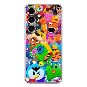 Силиконовый Чехол на Samsung Galaxy S25 FE с картинкой Brawl Stars (Brawl-Stars)