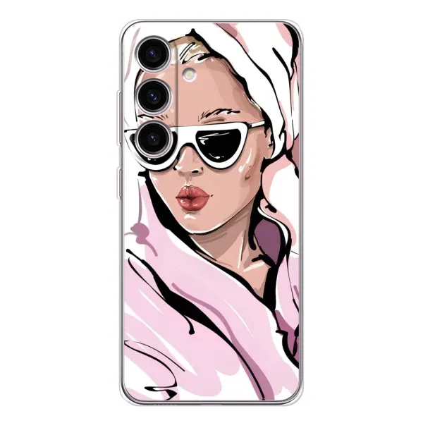 Чехол с рисунком «Девушка в халате» для Samsung Galaxy S25 FE Чехол с рисунком «Девушка в халате» для Samsung Galaxy S25 FE