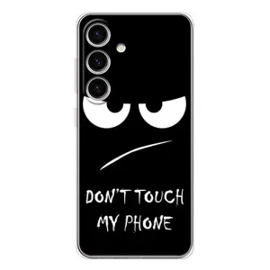 Чехол с прикольным текстом на Samsung Galaxy S25 FE (Dont)
